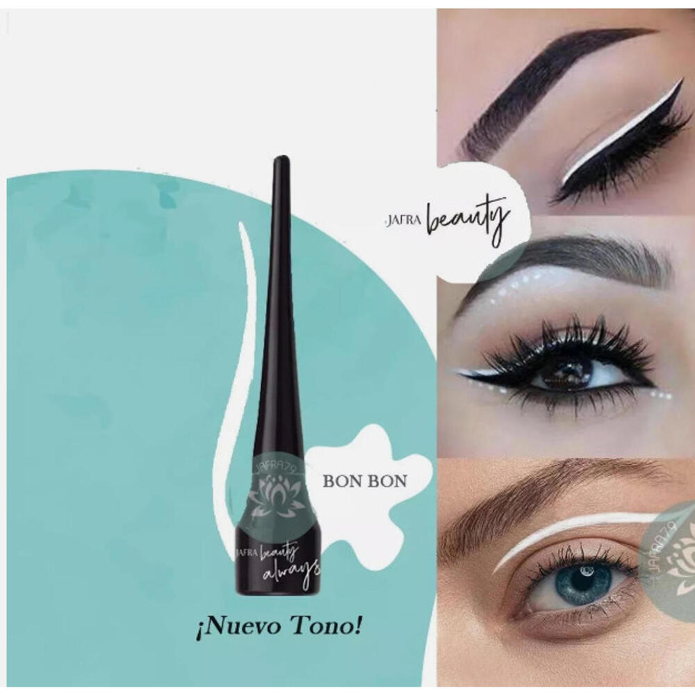 Jafra Always Inkwell Eyeliner Set of 2 Bon Bon & Matte Noir liquid eyeliner
